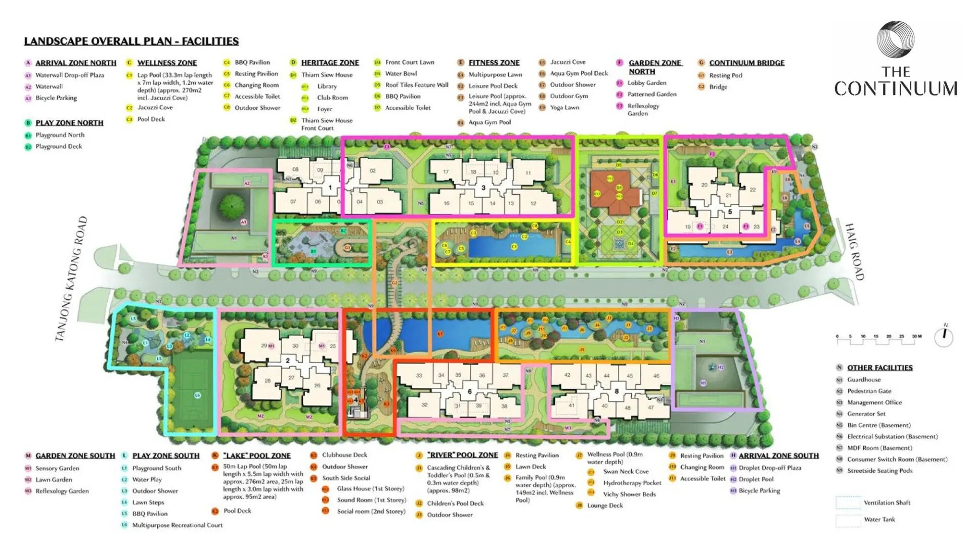 The Continuum siteplan